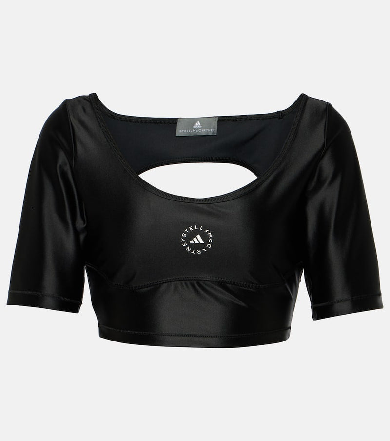 Adidas by Stella McCartney Logo technical crop top