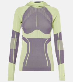 Adidas by Stella McCartney TrueNature printed ski top