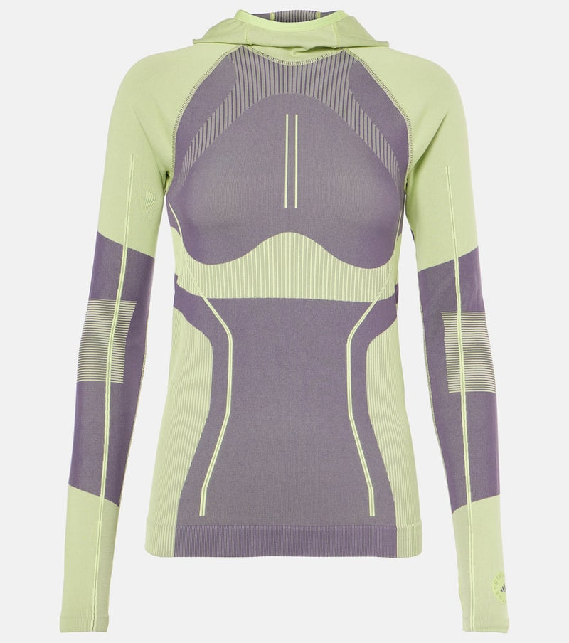 Adidas by Stella McCartney TrueNature printed ski top