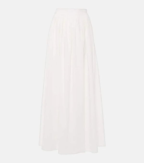 Adriana Degreas Cotton poplin maxi skirt