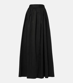 Adriana Degreas Gathered cotton maxi skirt