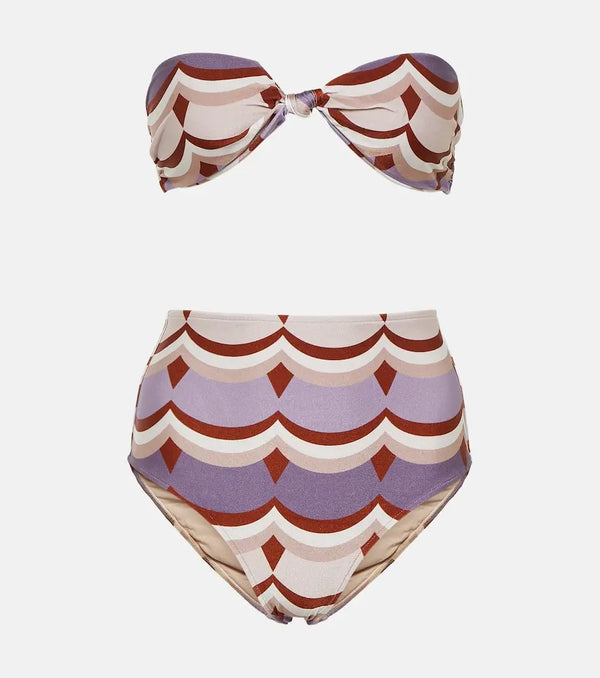 Adriana Degreas Vintage Waves printed bikini | LYBSTORE