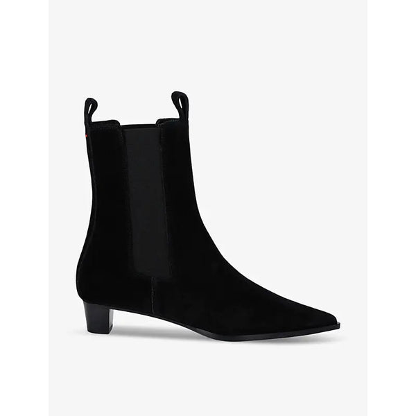 Aeyde Kiki pointed-toe suede Chelsea boots | Aeyde