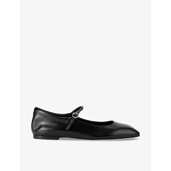 Aeyde Uma square-toe leather pumps | Aeyde