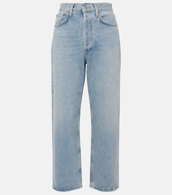 Agolde 90's Crop mid-rise straight jeans | LYBSTORE