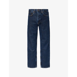 Mens Agolde 90's straight-leg loose-fit recycled-denim jeans