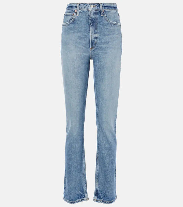 Agolde 90s' mid-rise cropped straight jeans