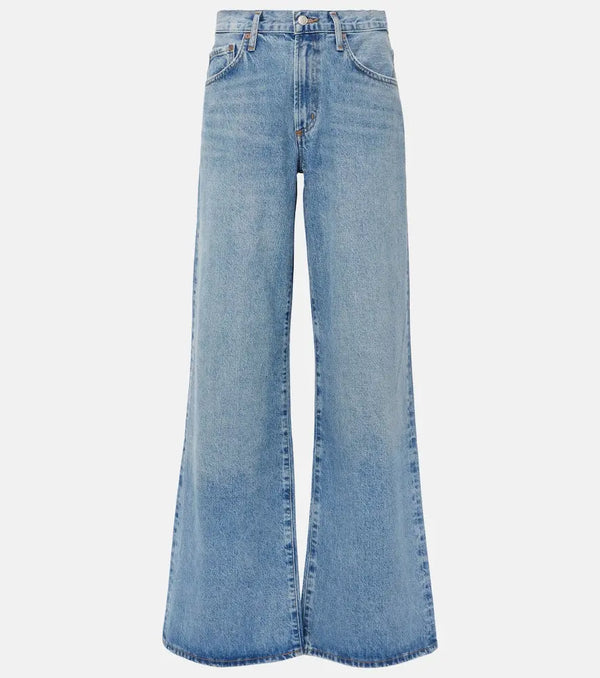 Agolde Clara low-rise wide-leg jeans