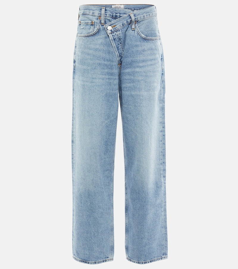 Agolde Criss Cross high-rise straight jeans | LYBSTORE