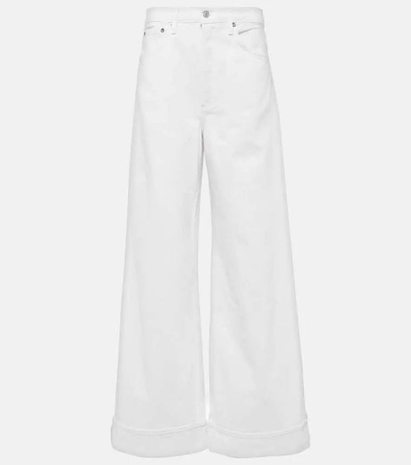 Agolde Dame Jean high-rise wide-leg jeans