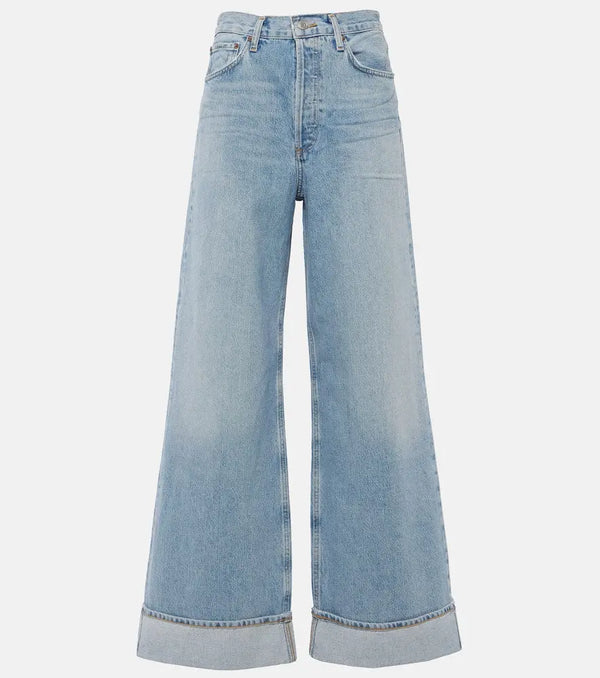 Agolde Dame high-rise wide-leg jeans | LYBSTORE