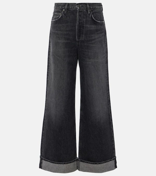 Agolde Dame high-rise wide-leg jeans