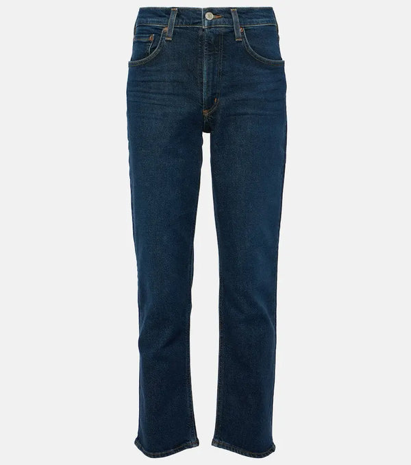 Agolde Kye mid-rise cropped straight jeans | LYBSTORE