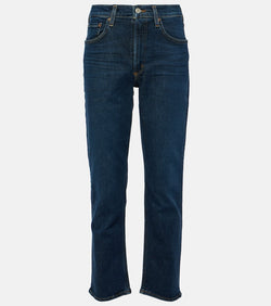 Agolde Kye mid-rise cropped straight jeans