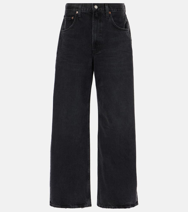 Agolde Low Curve mid-rise barrel-leg jeans