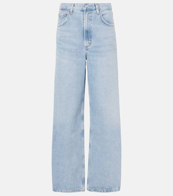 Agolde Low Curve mid-rise wide-leg jeans | LYBSTORE