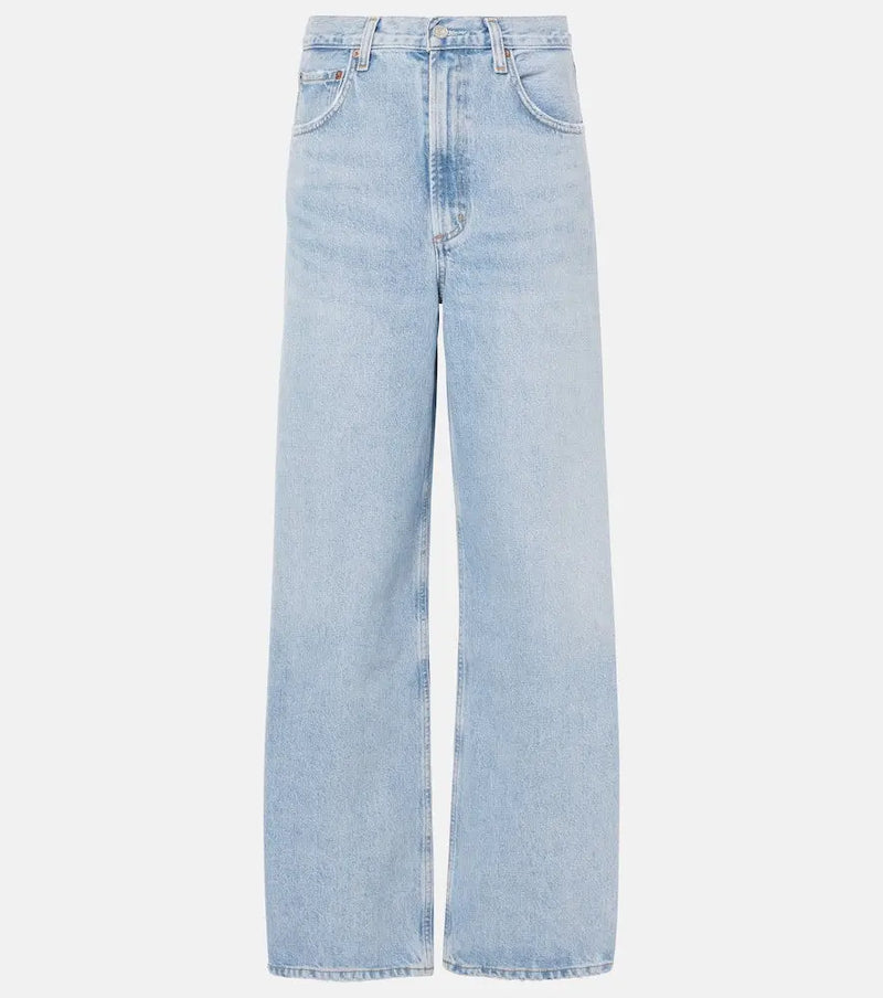 Agolde Low Curve mid-rise wide-leg jeans