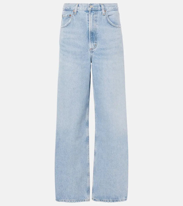 Agolde Low Curve mid-rise wide-leg jeans