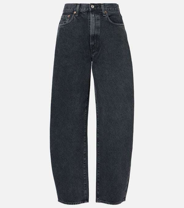 Agolde Mid-rise barrel-leg jeans