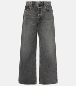 Agolde Mid-rise wide-leg jeans