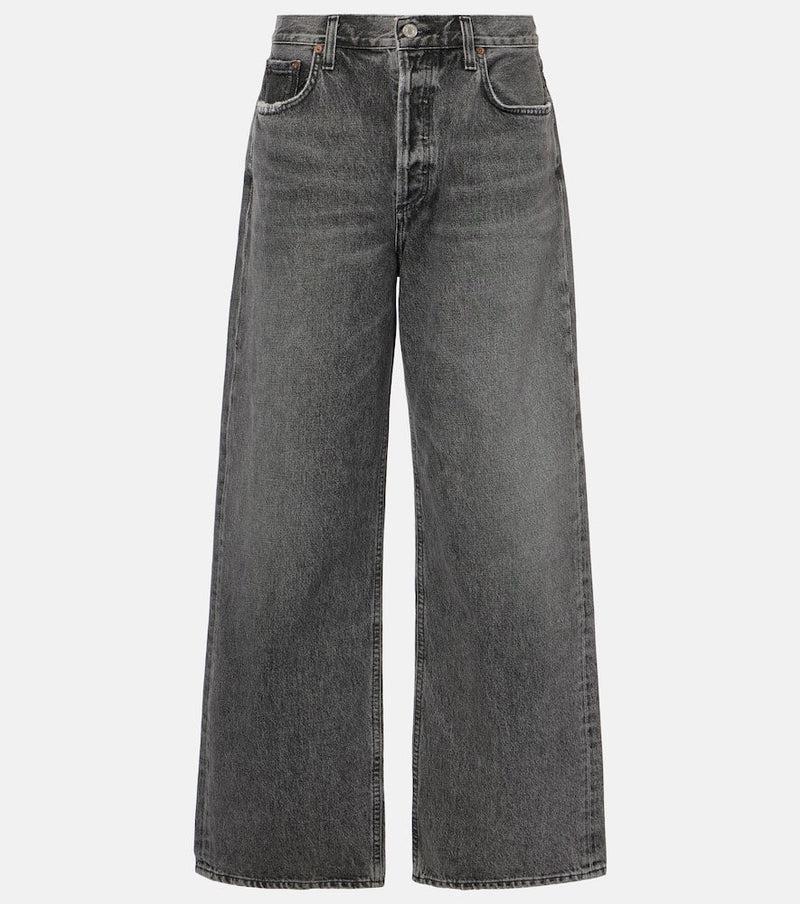 Agolde Mid-rise wide-leg jeans