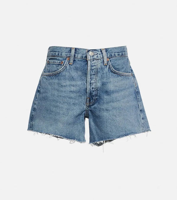 Agolde Parker mid-rise denim shorts | LYBSTORE