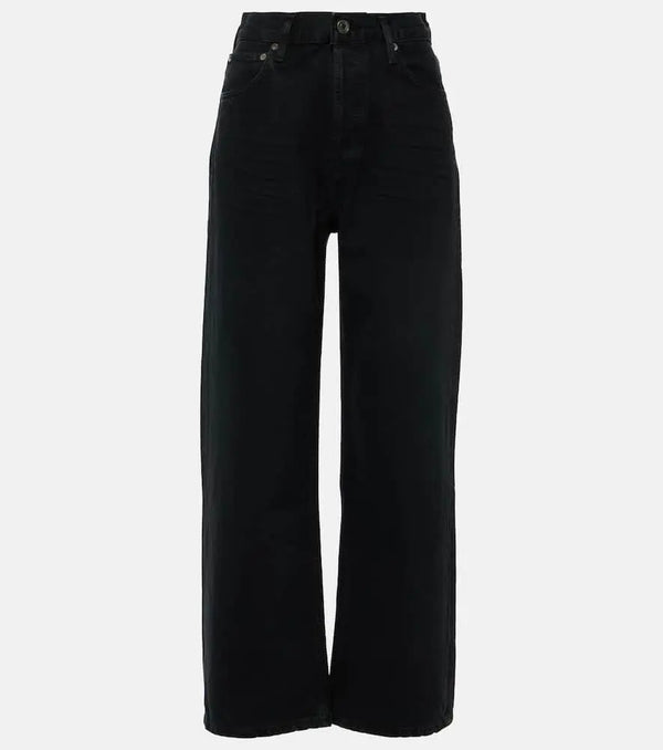 Agolde Ren high-rise cropped straight jeans