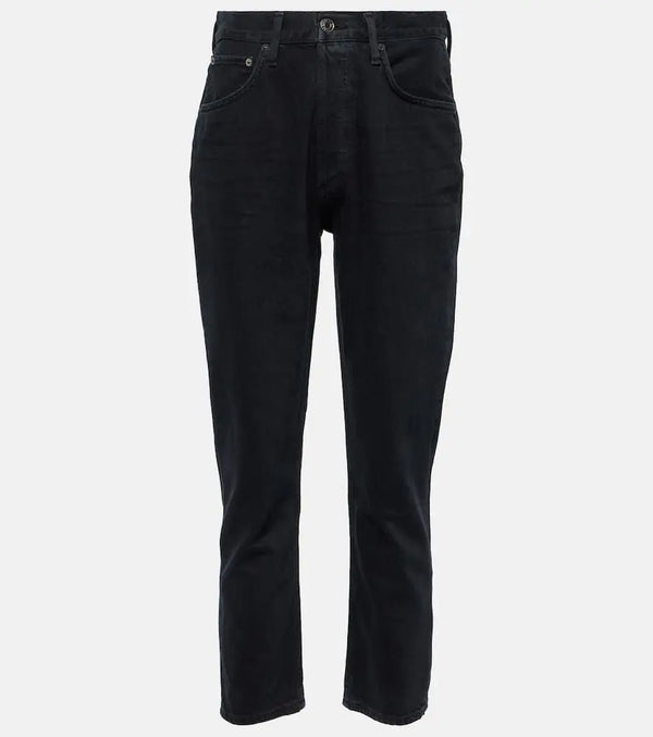 Agolde Riley Crop high-rise slim jeans