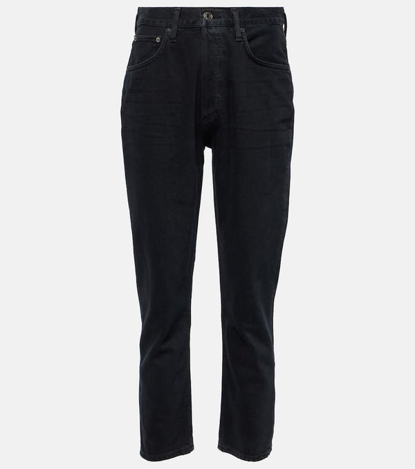 Agolde Riley Crop high-rise slim jeans