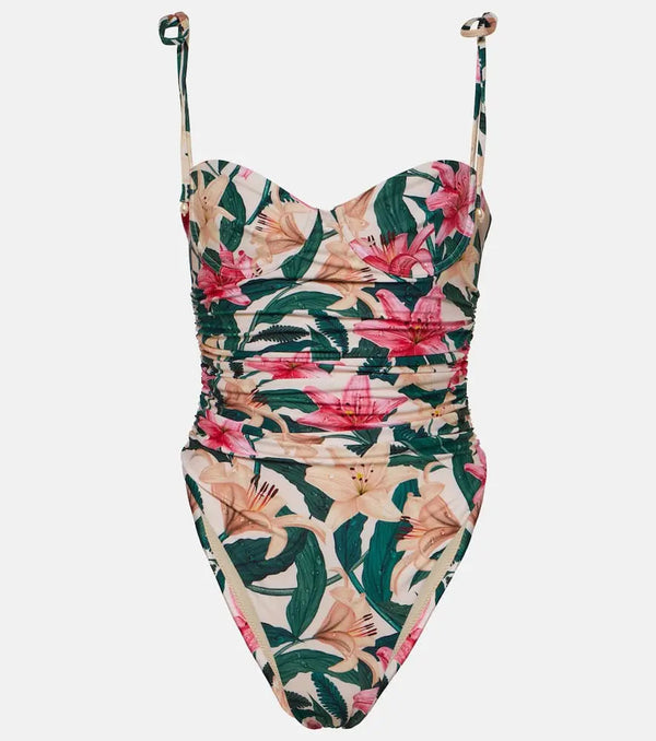 Agua by Agua Bendita Rábano Rocío floral swimsuit | LYBSTORE