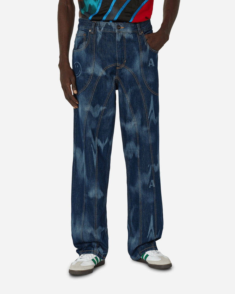 Ahluwalia Smiley Signature Low Rise Jeans Indigo