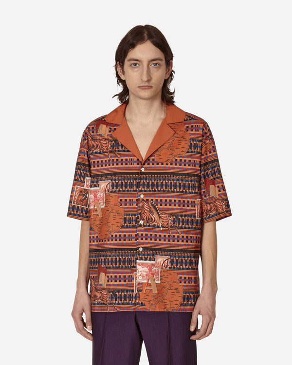 Ahluwalia Tunde Short Sleeve Shirt Brown