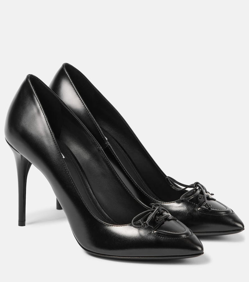 Alaïa 90 leather pumps