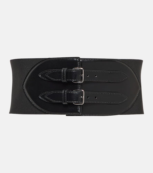 Alaïa Buckled leather corset belt