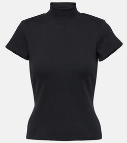 Alaïa Cotton turtleneck top