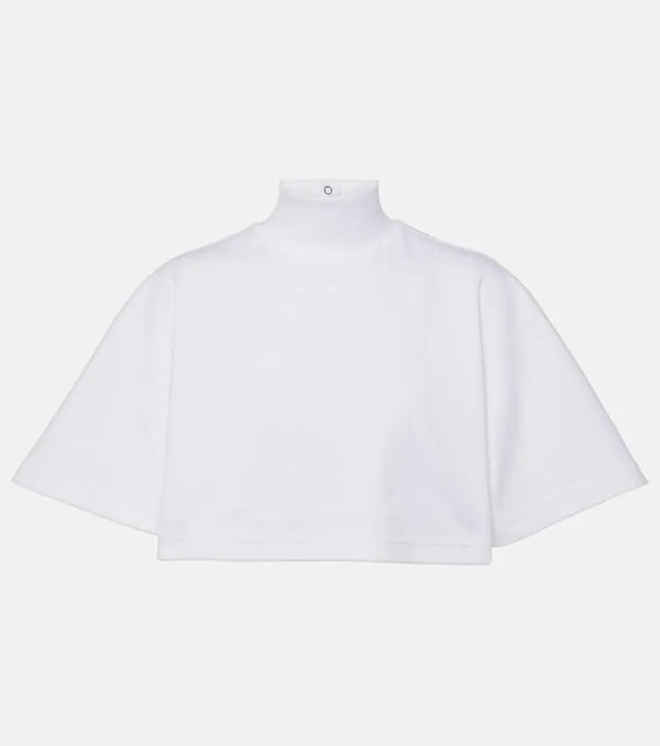 Alaïa Cotton turtleneck top | LYBSTORE