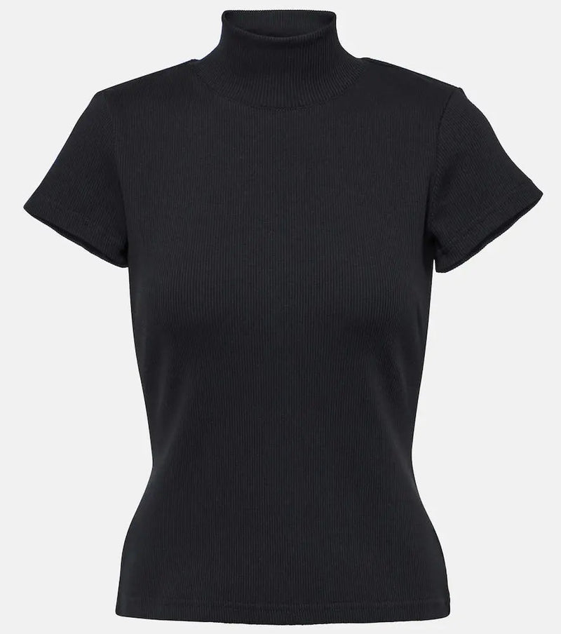 Alaïa Cotton turtleneck top