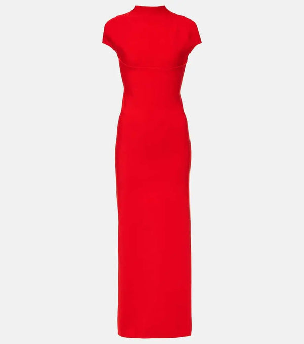 Alaïa Cutout jersey maxi dress | LYBSTORE