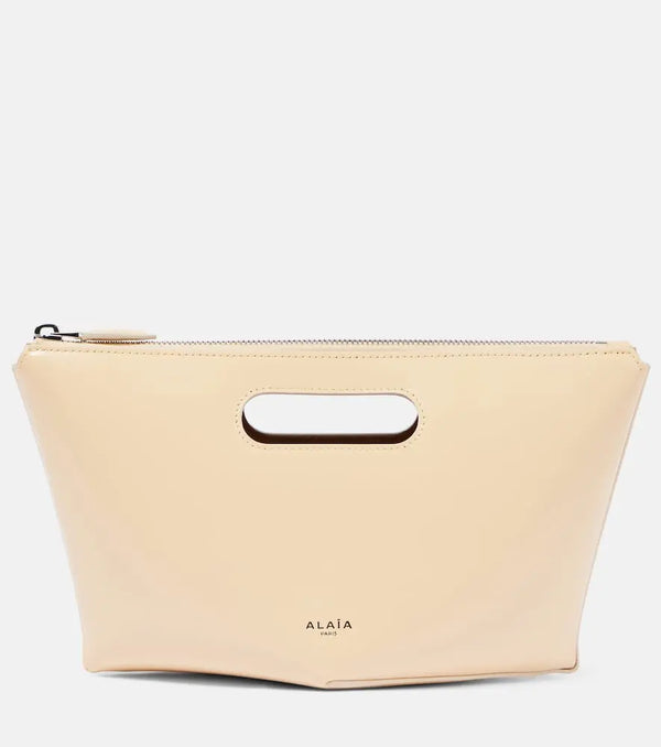 Alaïa Folded Mini leather clutch | LYBSTORE