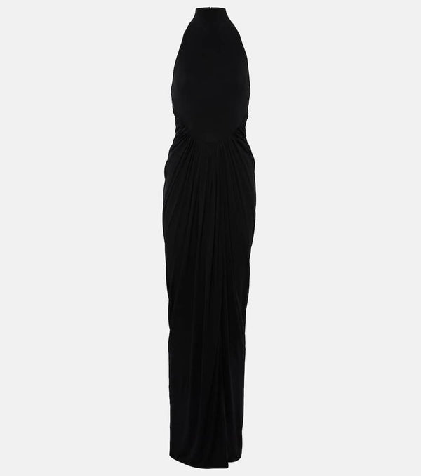 Alaïa Halterneck draped gown | LYBSTORE