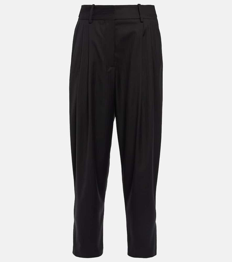 Alaïa Herringbone tapered wool pants