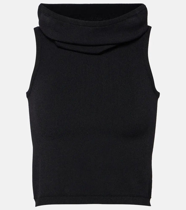 Alaïa Hooded crop top | LYBSTORE