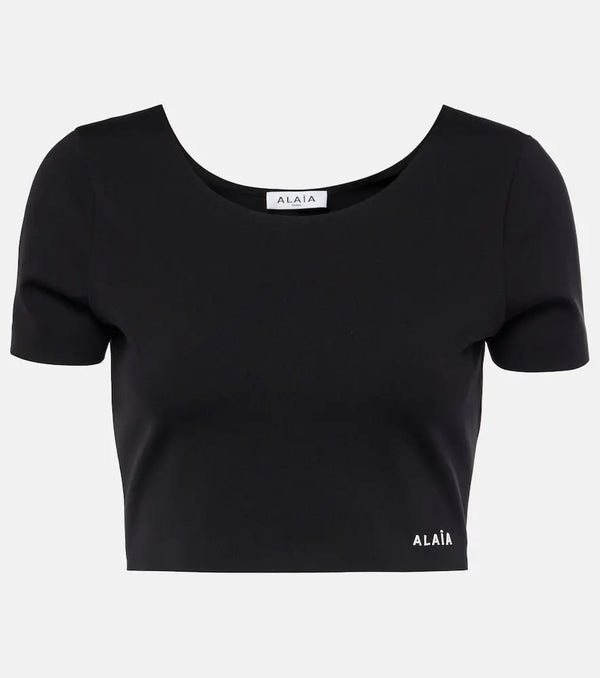 Alaïa Logo crop top | LYBSTORE