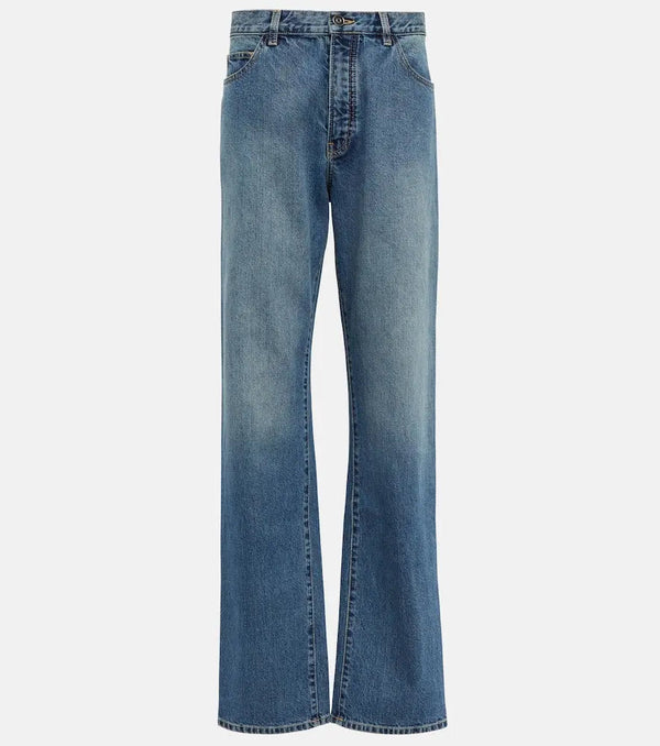 Alaïa Lover low-rise straight jeans | LYBSTORE