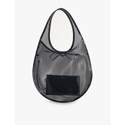 Womens Alaia One Piece medium woven shoulder bag