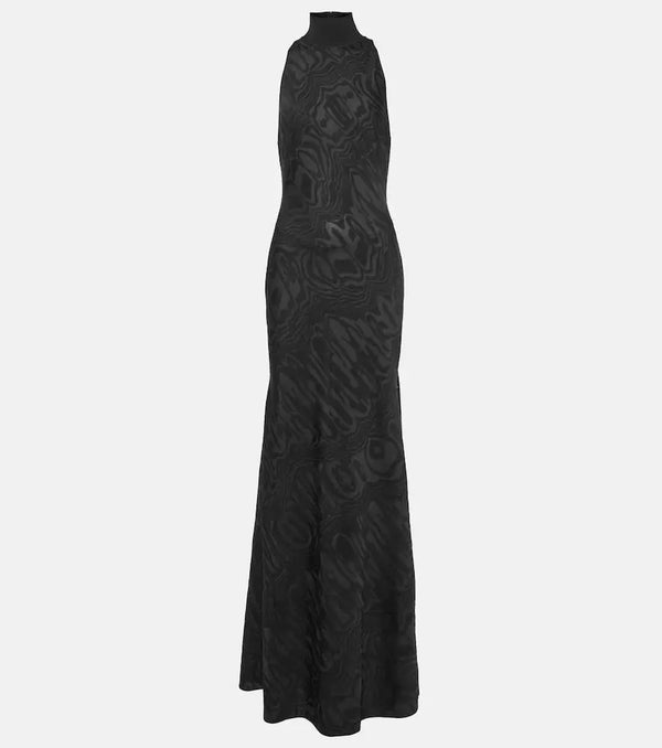 Alaïa Patterned turtleneck gown | LYBSTORE