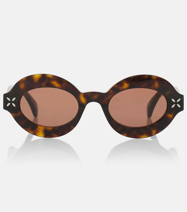 Alaïa Petal round sunglasses