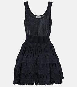 Alaïa Ribbed-knit minidress