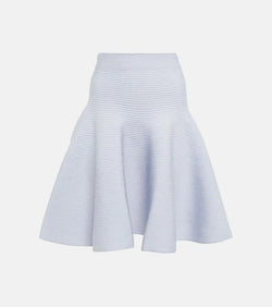 Alaïa Ribbed-knit miniskirt | LYBSTORE