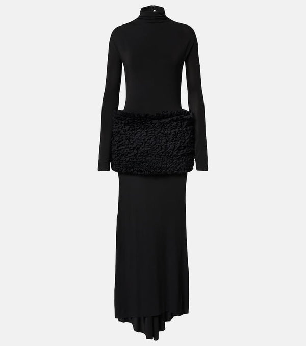 Alaïa Ruffled maxi dress